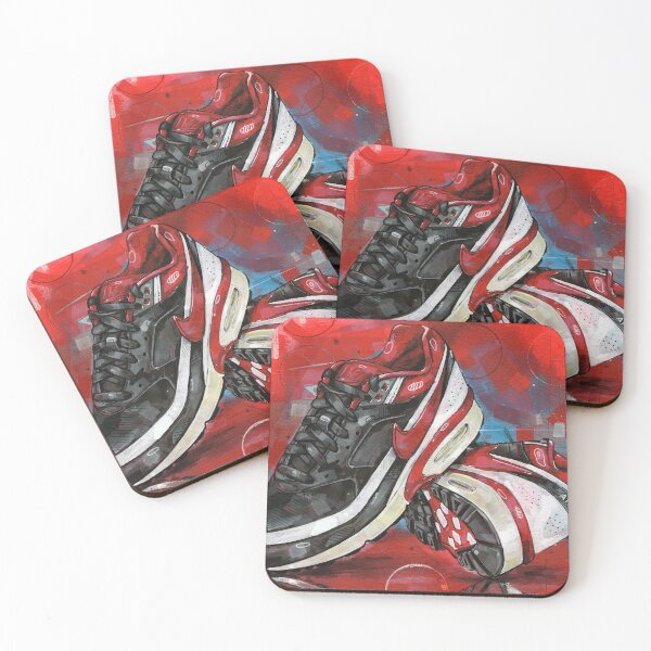 Item preview, Air Max Classic Varsity red painting designed and sold by GalleryKauffeld.
