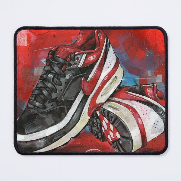 Item preview, Air Max Classic Varsity red painting designed and sold by GalleryKauffeld.
