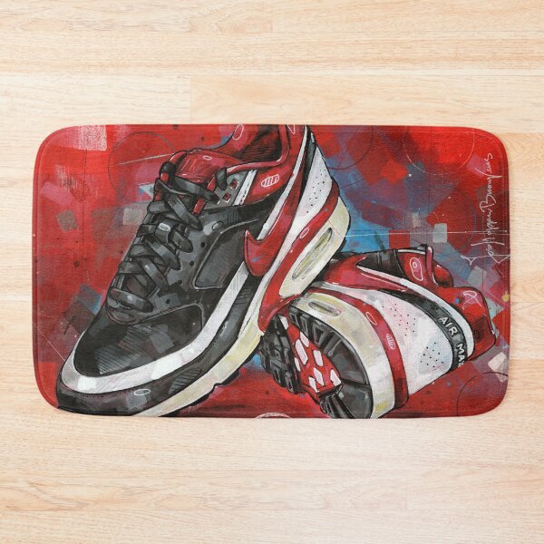 Item preview, Air Max Classic Varsity red painting designed and sold by GalleryKauffeld.