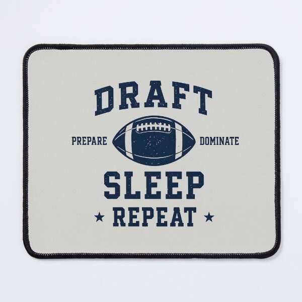 Item preview, Draft Sleep Repeat Shirt | Fantasy Football Draft Day Tee designed and sold by PixelForge11.