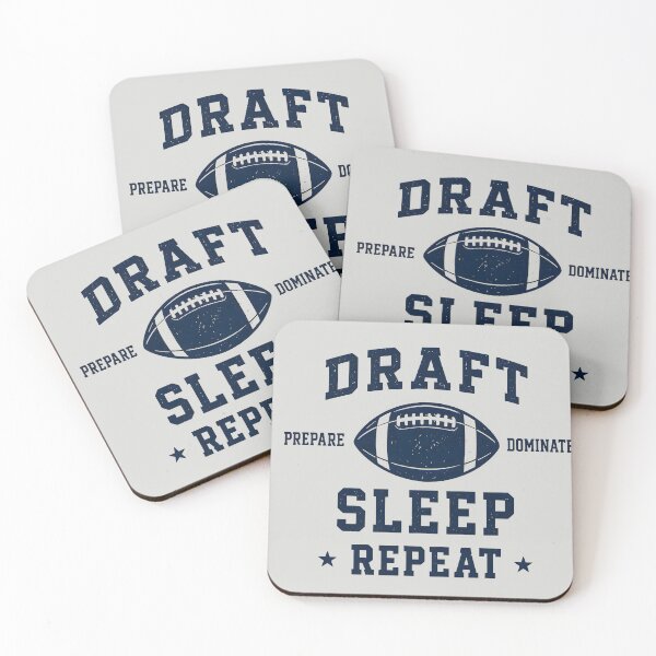 Item preview, Draft Sleep Repeat Shirt | Fantasy Football Draft Day Tee designed and sold by PixelForge11.
