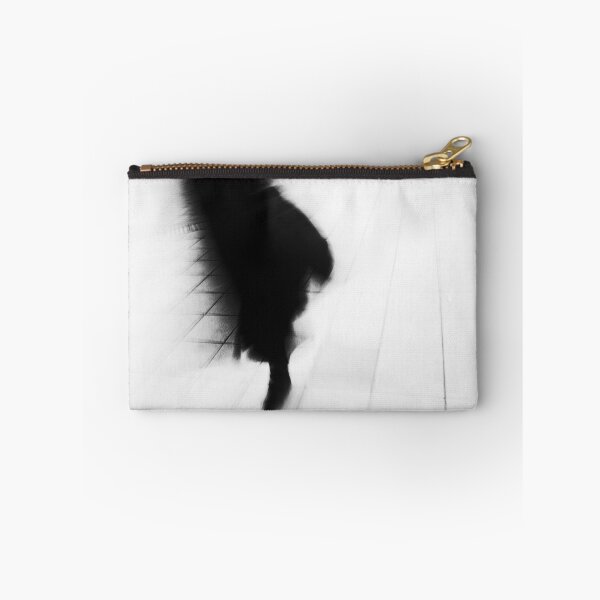 Item preview, Fading Figure Across White Tiles designed and sold by UrbanNoirMood.