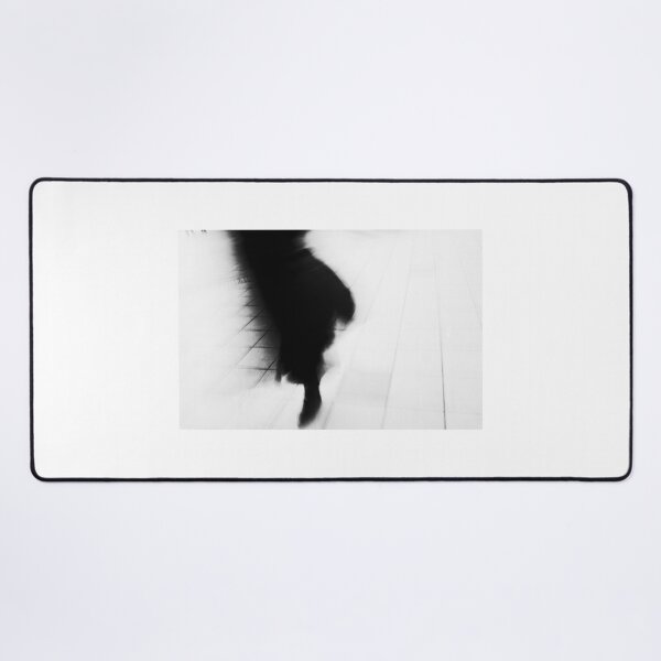 Item preview, Fading Figure Across White Tiles designed and sold by UrbanNoirMood.