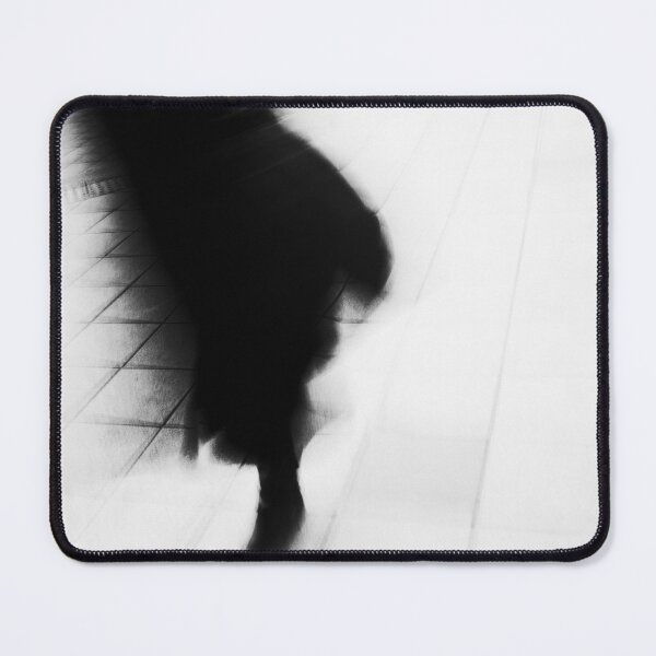 Item preview, Fading Figure Across White Tiles designed and sold by UrbanNoirMood.