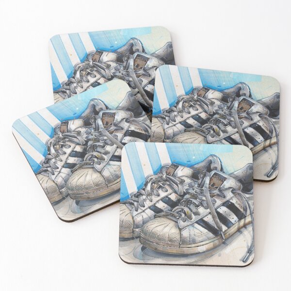 Item preview, Superstar sneaker painting designed and sold by GalleryKauffeld.