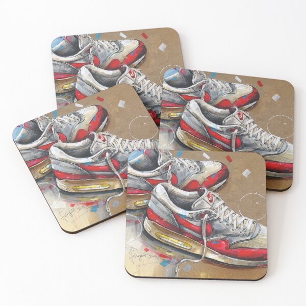 Item preview, Air Max 1 1987 OG red painting designed and sold by GalleryKauffeld.