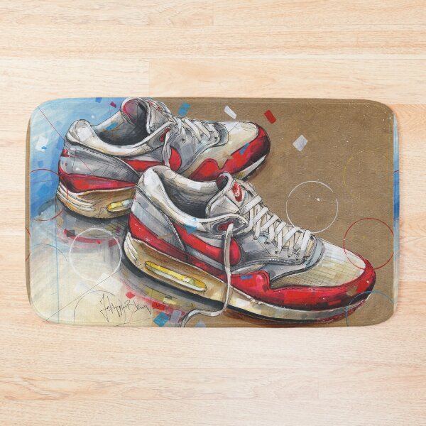 Item preview, Air Max 1 1987 OG red painting designed and sold by GalleryKauffeld.