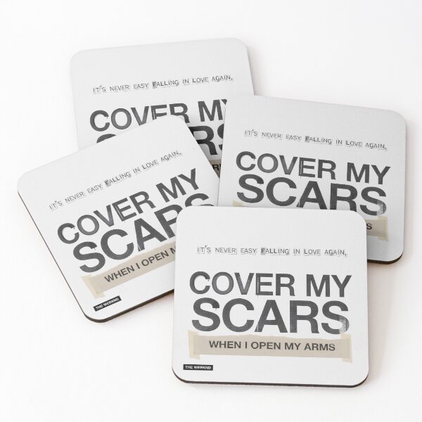 Item preview, Never Easy Falling In Love Cover My Scars - The Weeknd designed and sold by Enea Kelo.