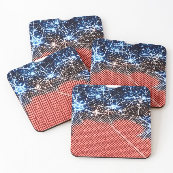 Item preview, Abstract Neural Network Pattern designed and sold by JMDG Studio.