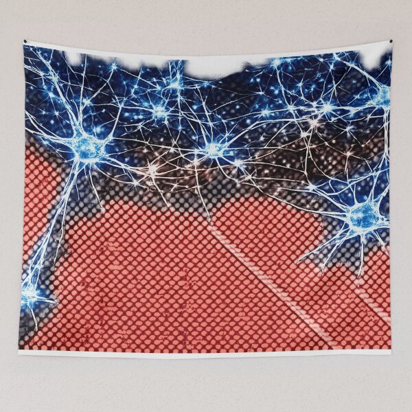 Item preview, Abstract Neural Network Pattern designed and sold by JMDG Studio.