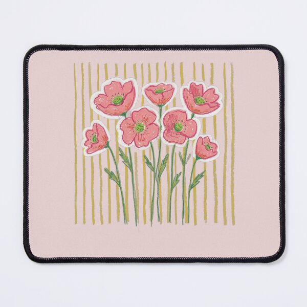 Item preview, Pink Poppy Flowers Boho Art designed and sold by destroyplanet.