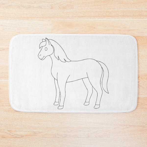 Item preview, Horse Friendly 2 Line Art Gift designed and sold by OneLine Studio.