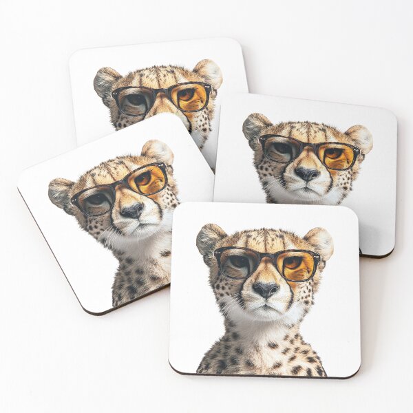 Item preview, Funny cool Cheetah wearing sunglasses designed and sold by LazyOwlStore.