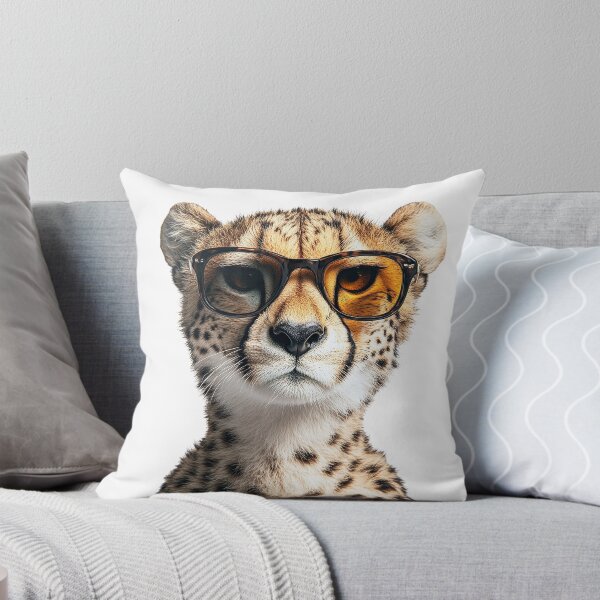 Item preview, Funny cool Cheetah wearing sunglasses designed and sold by LazyOwlStore.