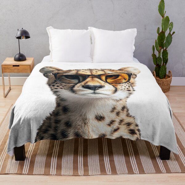 Item preview, Funny cool Cheetah wearing sunglasses designed and sold by LazyOwlStore.