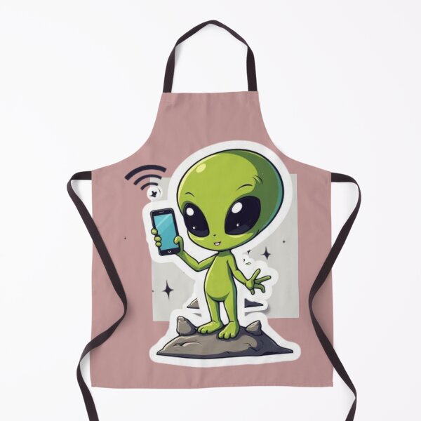 Item preview, Out of This World WiFi | Cute Alien Still No Signal designed and sold by SmokingAlien.