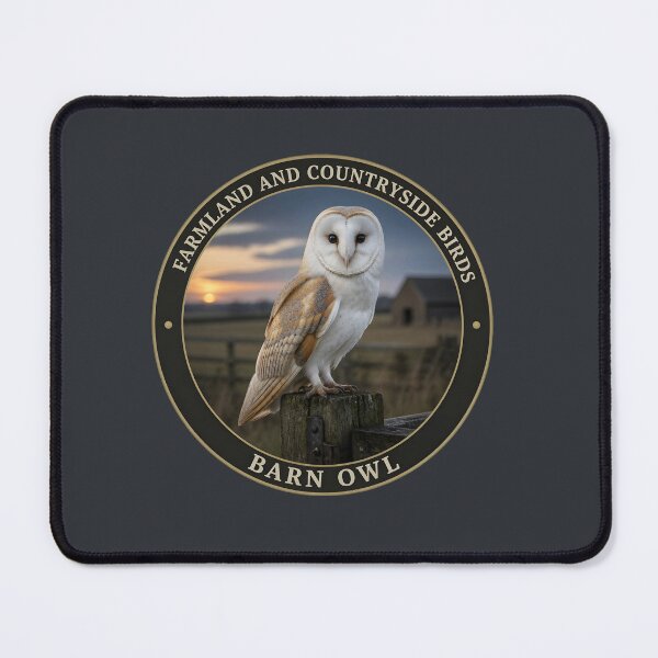 Item preview, BARN OWL – FARMLAND AND COUNTRYSIDE BIRDS designed and sold by The Digital Compass.