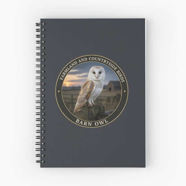 Item preview, BARN OWL   – FARMLAND AND COUNTRYSIDE BIRDS  designed and sold by The Digital Compass.