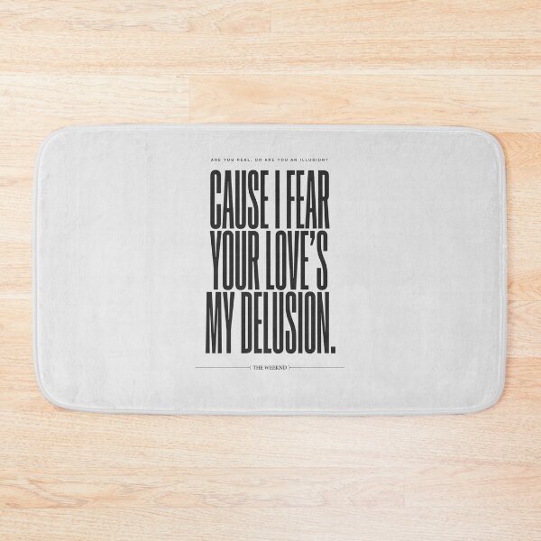 Item preview, Cause I Fear Your Love's My Delusion - The Weeknd designed and sold by Enea Kelo.
