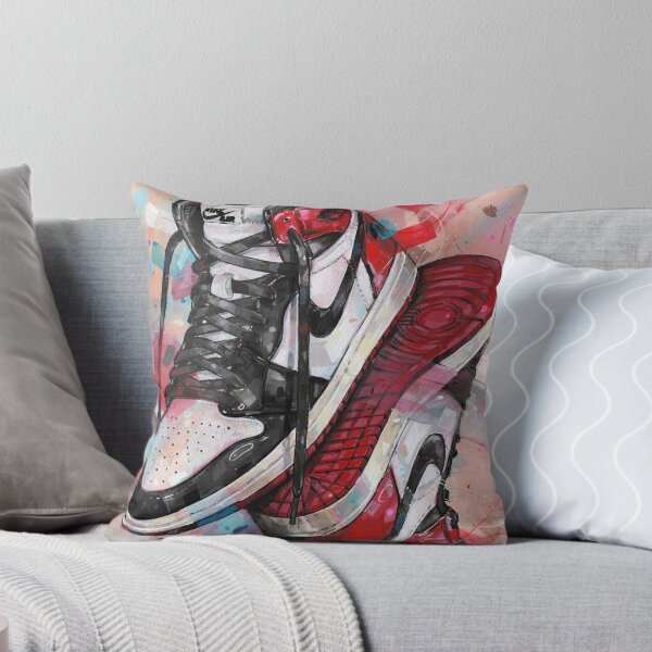 Item preview, Nike Air Jordan 1 black toe painting designed and sold by GalleryKauffeld.