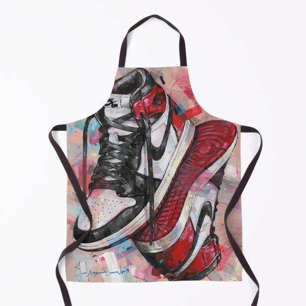 Item preview, Nike Air Jordan 1 black toe painting designed and sold by GalleryKauffeld.