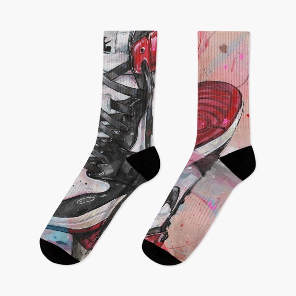 Item preview, Nike Air Jordan 1 black toe painting designed and sold by GalleryKauffeld.