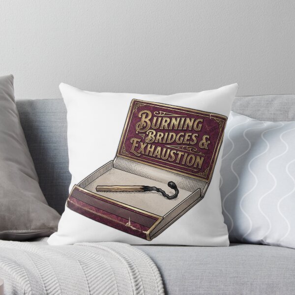 Item preview, Burning Bridges And Exhaustion Retro Matchbook designed and sold by ryanguas.