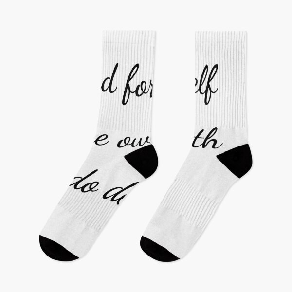 Item preview, “And for myself mine own worth do define,” - handwriting black designed and sold by ariksworld.
