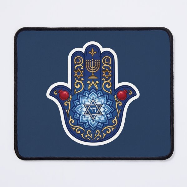 Item preview, Jewish Hamsa Hand with Star of David designed and sold by TB-73.