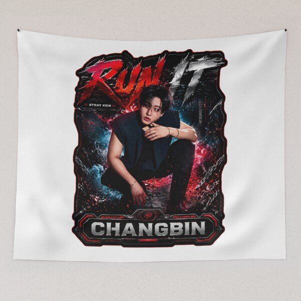 Item preview, Changbin Stray Kids Run It heavy bass rap stage concept designed and sold by Valeree Store.