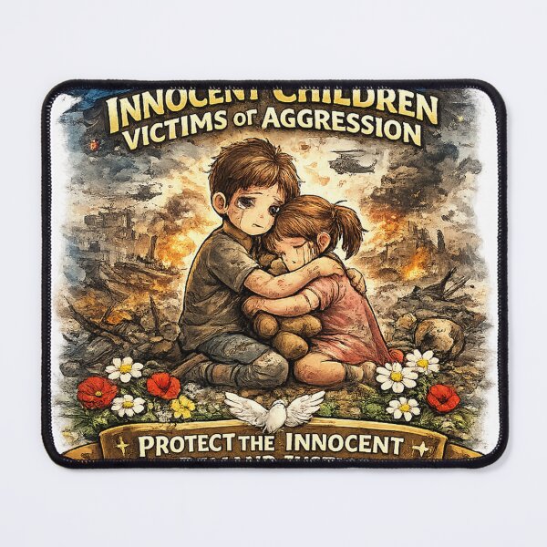 Item preview, International Day of Innocent Children Victims of Aggression | Protect the Innocent, Demand Justice | Peace & Humanity T-Shirt Design designed and sold by GooniSL.