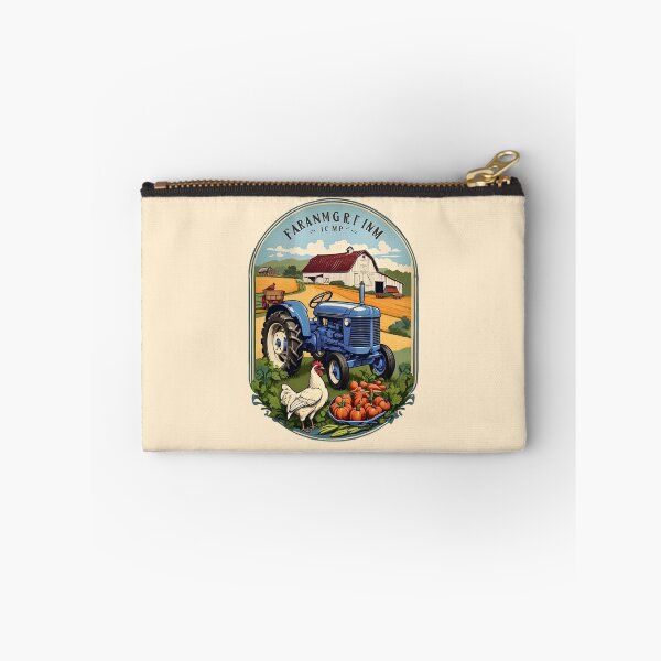 Item preview, Vintage Blue Farm Tractor Country Life Graphic designed and sold by Ardonaredb.