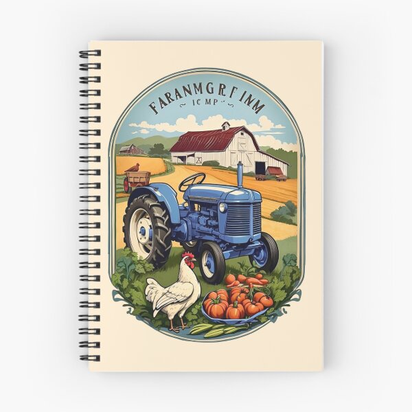 Item preview, Vintage Blue Farm Tractor Country Life Graphic designed and sold by Ardonaredb.