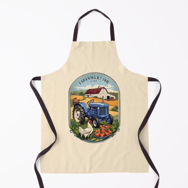 Item preview, Vintage Blue Farm Tractor Country Life Graphic designed and sold by Ardonaredb.