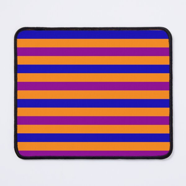 Item preview, Blue And Purple Stripes Design Orange designed and sold by PatternTitan.