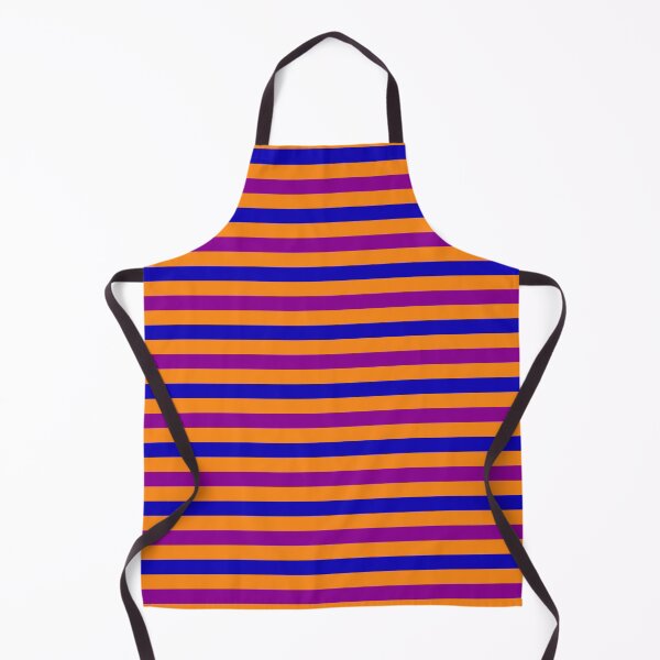 Item preview, Blue And Purple Stripes Design Orange designed and sold by PatternTitan.