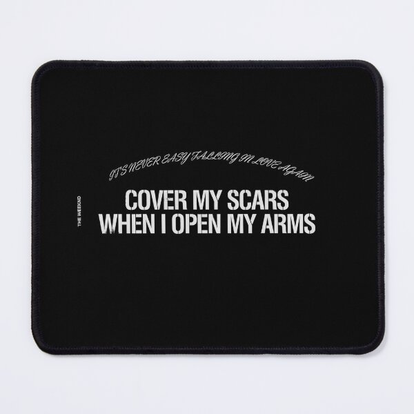 Item preview, Never Easy Falling In Love Cover My Scars - The Weeknd designed and sold by Enea Kelo.