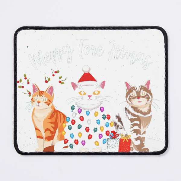 Item preview, Christmas Cats Kittens Holiday Lights Reindeer Santa designed and sold by icm4639.