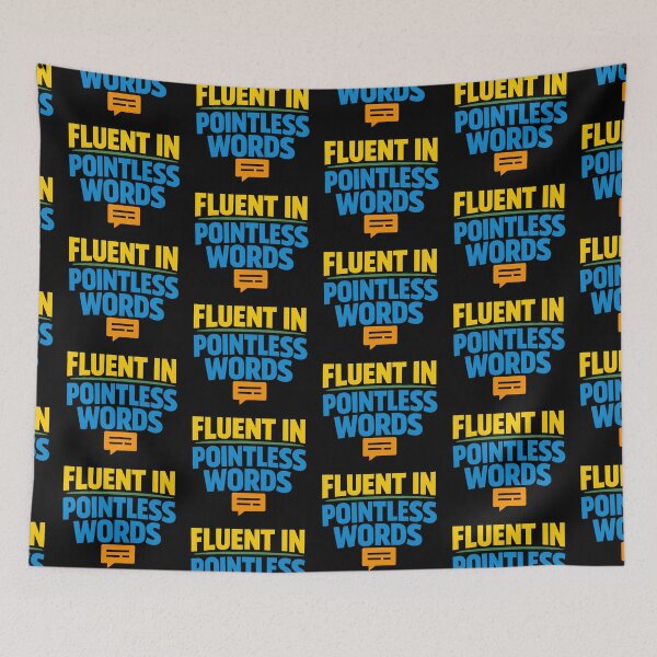 Item preview, Fluent In Pointless Words Funny Office Jargon designed and sold by TeeTimeTreasure.
