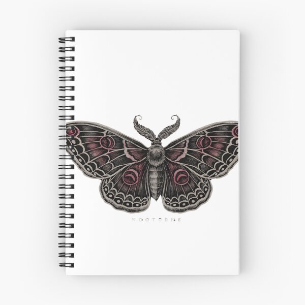 Item preview, Elegant Moth Specimen-Minimalist Dark Entomology Art designed and sold by WonderMugStudio.