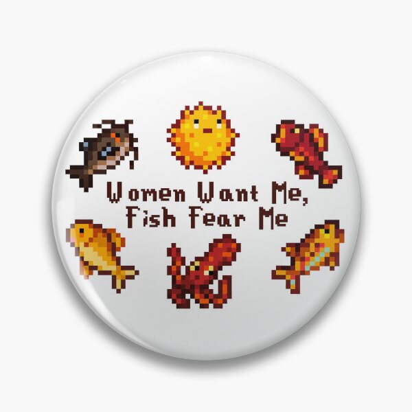 Item preview, Women Want Me Fish Fear Me Funny Game designed and sold by tesslstmoved.