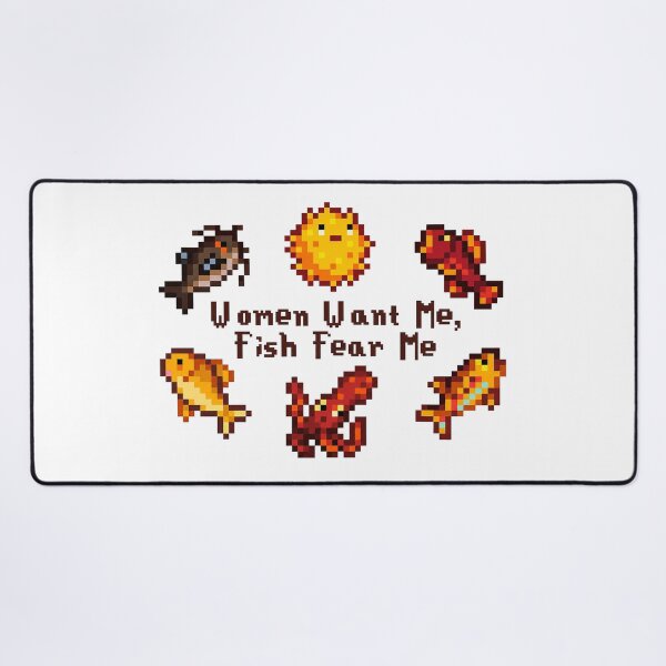 Item preview, Women Want Me Fish Fear Me Funny Game designed and sold by tesslstmoved.
