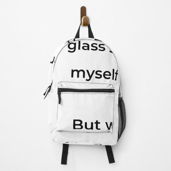 Item preview, “But when my glass shows me myself indeed,” - print black designed and sold by ariksworld.