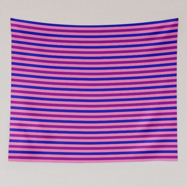 Item preview, Blue And Purple Stripes Design Pink  designed and sold by PatternTitan.