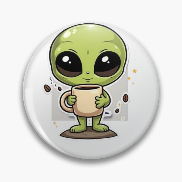 Item preview, First Coffee Then Abductions | Cute Alien Coffee designed and sold by SmokingAlien.