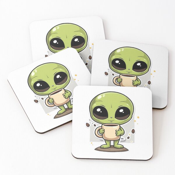 Item preview, First Coffee Then Abductions | Cute Alien Coffee designed and sold by SmokingAlien.