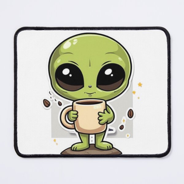 Item preview, First Coffee Then Abductions | Cute Alien Coffee designed and sold by SmokingAlien.