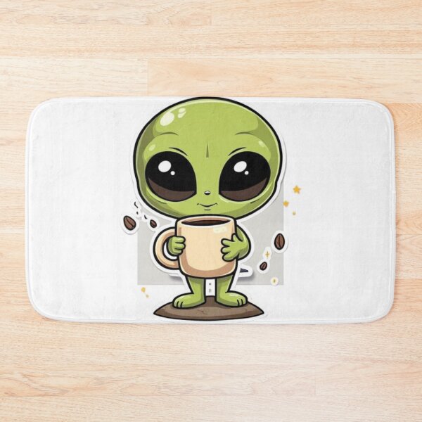 Item preview, First Coffee Then Abductions | Cute Alien Coffee designed and sold by SmokingAlien.
