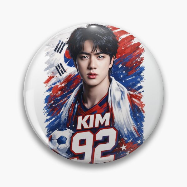 Item preview, Kim 92 - Let's Go Korea Soccer Fan Art designed and sold by SiriusCelestial.