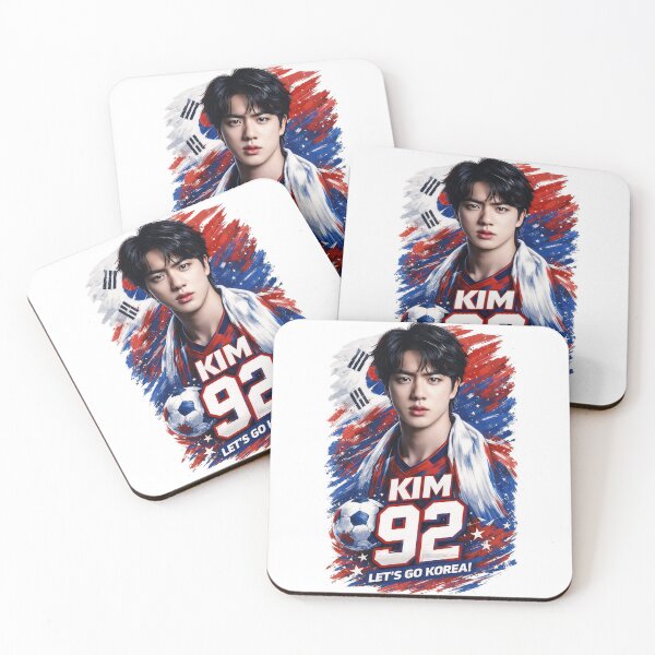 Item preview, Kim 92 - Let's Go Korea Soccer Fan Art designed and sold by SiriusCelestial.